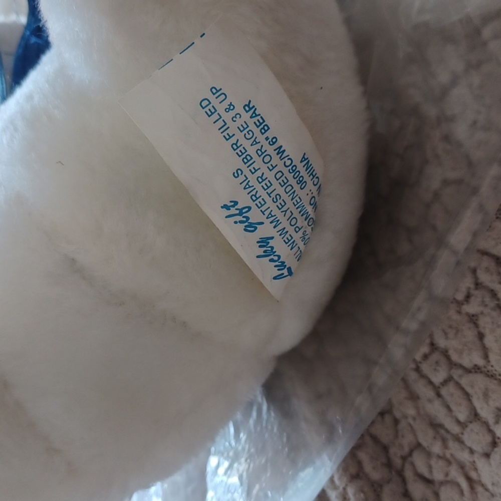 Graduation bear plush white - Picture 7 of 12